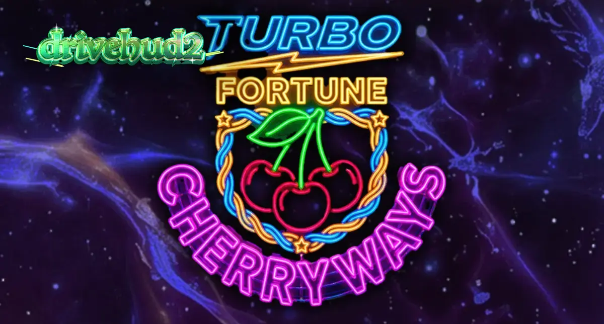 Tampilan visual neon dan simbol buah pada slot Turbo Fortune Cherryways